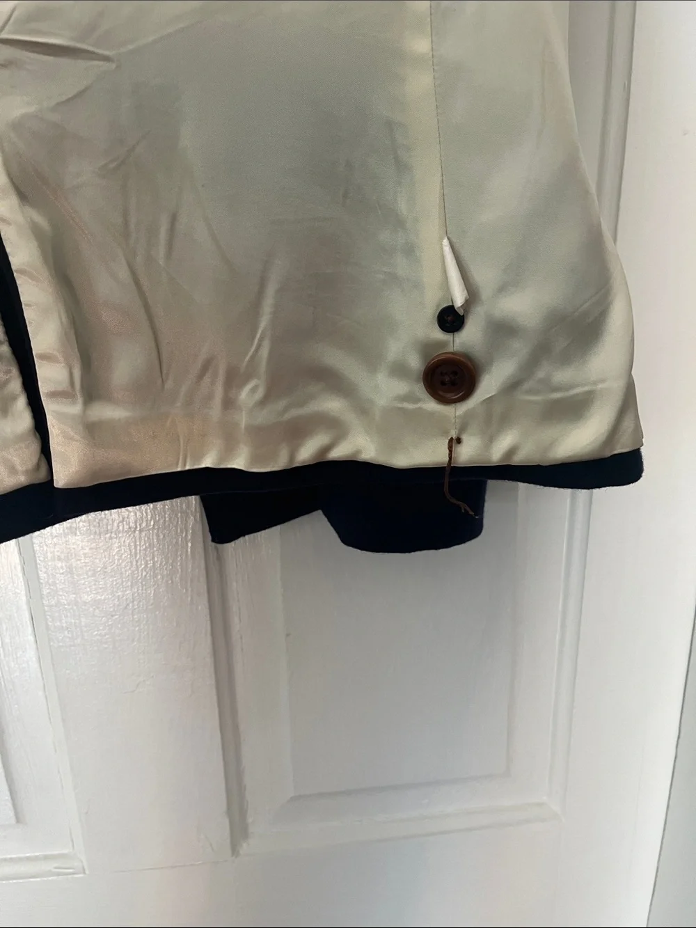 J Crew Navy Blue Pea Coat - Picture 3 of 4